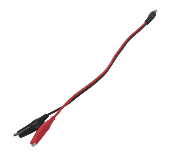 Кабель перехідник DC (male) - Alligator Clip "крокодил"