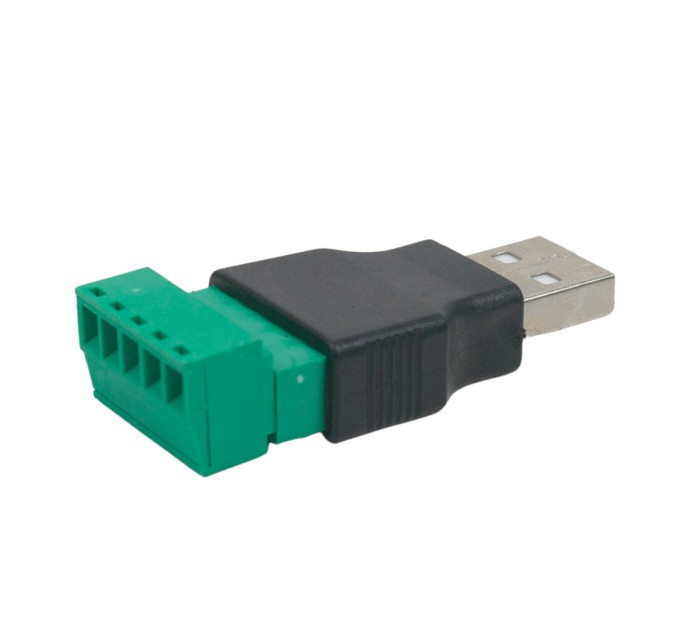Роз'єм USB під затискач (male)