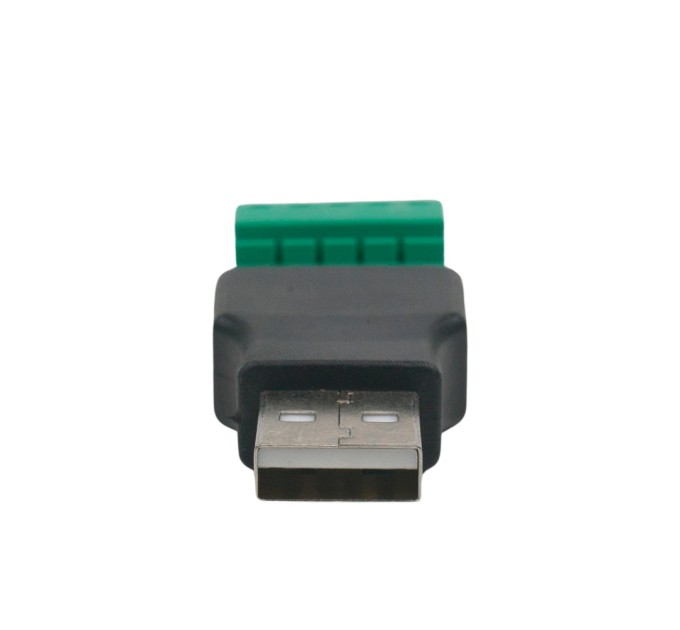 Роз'єм USB під затискач (male)