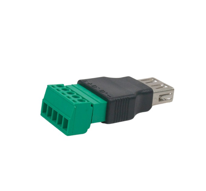 Роз'єм USB під затискач (female)