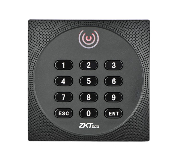 Зчитувач Mifare+EM з клавіатурою з підтримкою OSDP ZKTeco KR614-OSDP вологозахищений