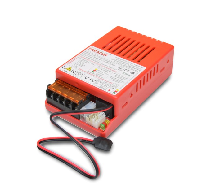 Безперебійний блок живлення Faraday Electronics БП UPS 35W Smart ASCH PL (LFP) під акумулятор LiFePO4 8 А·год в пластиковому корпусі