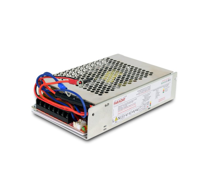 Безперебійний блок живлення Faraday Electronics БП UPS 144W  ASCH ALU 12V (LFP) під акумулятор 25-45А·год в алюмінієвому корпусі