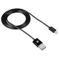 Кабель Canyon CFI1B black (Lightning - USB-A) 1м