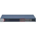 Комутатор 24 порти керований Hikvision DS-3E1326P-EI(B) POE купити.