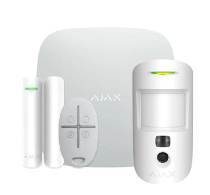 Комплект Ajax HubKit 2 white EU беспроводной сигнализации купити.