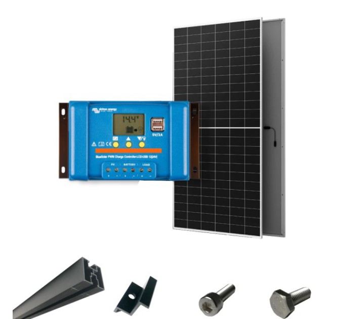 Комплект Victron Energy BlueSolar PWM + AIKO G645-MCH72Dw купити.