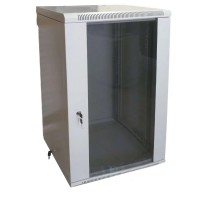 Шафа 18U 600x600 мм Hypernet настінна розбірна  WMNC66-18U-FLAT
