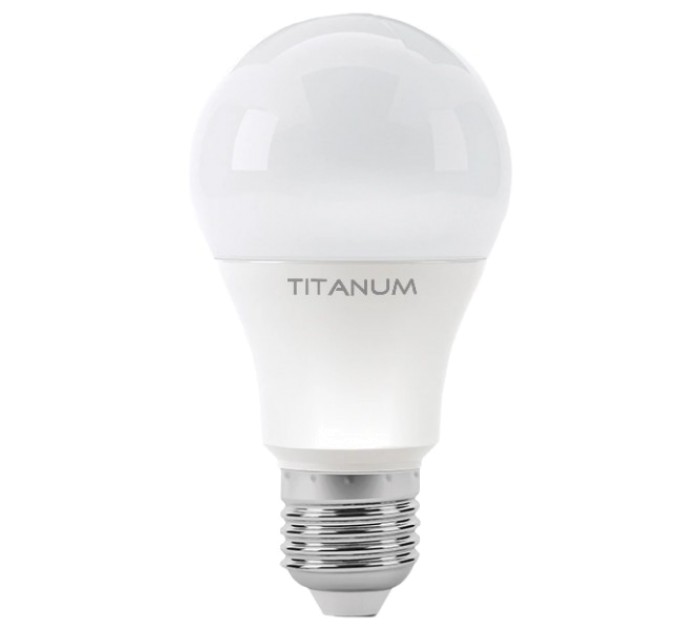 LED лампа TITANUM А60 10W E27 4100K 220V купити.