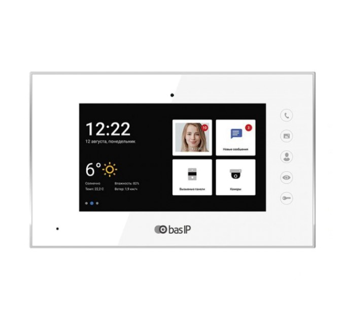 Відеодомофон AS-IP AQ-07LA white (BAS-IP) купити.
