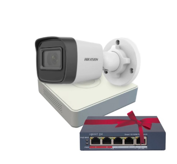 Комплект Hikvision DS-2CD1041G0-I 4МП (2.8мм) купити.