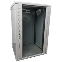 Шафа EServer 15U 600х600х773 стекло, серая