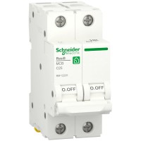 Автоматичний вимикач Schneider Electric RESI9 25 А, 2P, кривая С, 6кА