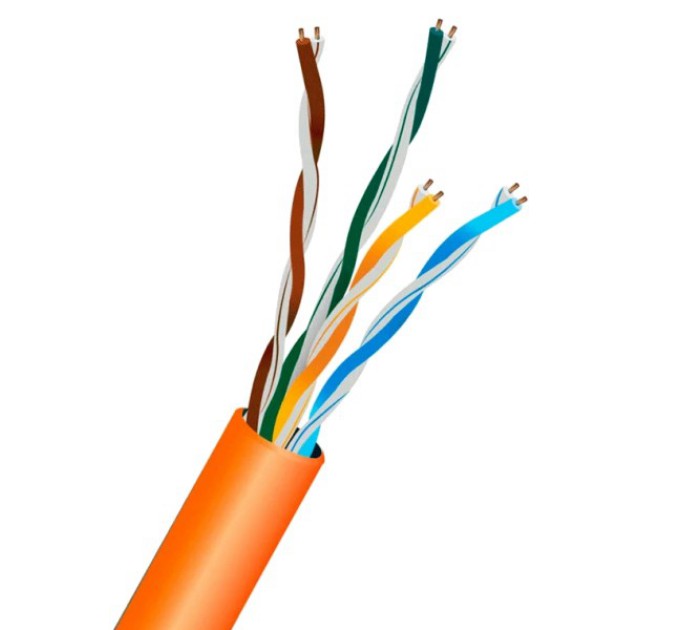 Кабель TRINIX UTP CAT5E CU 0.51 mm LSZH (305м) купити.