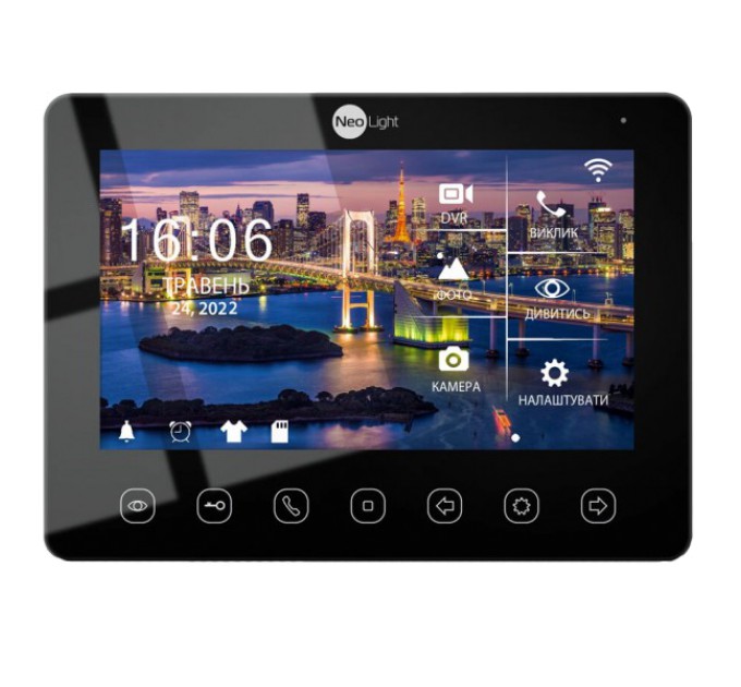 Відеодомофон NeoLight OMEGA+ HD WF Black купити.