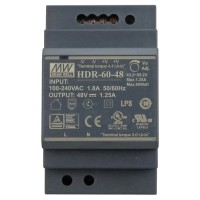Блок живлення для монтажа на DIN рейку Mean Well HDR-60-48 48B 1,25А
