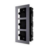 Врізне монтажна рамка на 3 модуля Hikvision DS-KD-ACF3/Plastic Врізне монтажна рамка на 3 модуля Hikvision DS-KD-ACF3/Plastic