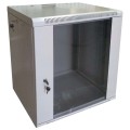 Шафа комутаційна настінна 12U 600x600 розбірна сіра Hypernet WMNC66-12U-FLAT-AC