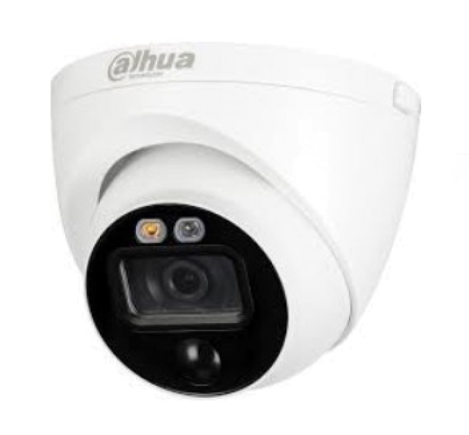 2 МП HDCVI з відлякуванням DH-HAC-ME1200EP-LED 2.8mm купити.