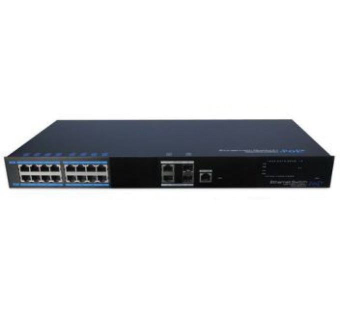 16-портовий керований POE комутатор UTP7216E-POE-L2 купити.