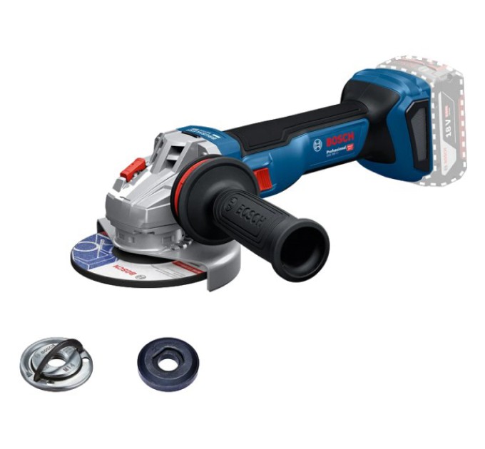 Кутова шліфмашина Bosch GWS 18V-11 solo (06019N4100) купити.