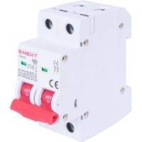 Модульний автоматичний вимикач Enext e.mcb.pro.60.2.C 10 new, 2р, 10А, C, 6кА new