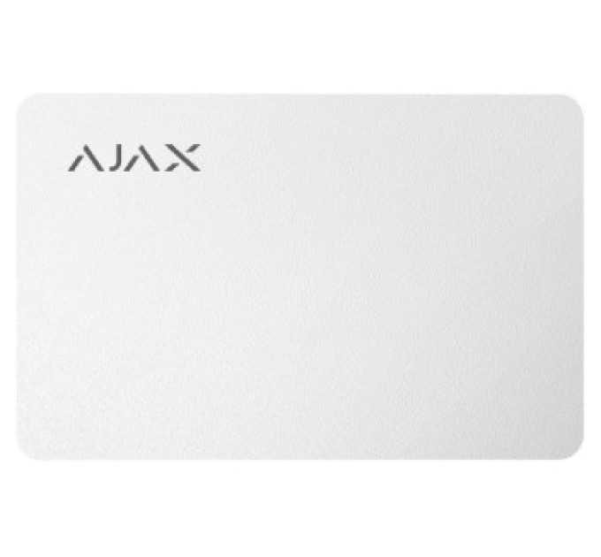 безконтактна картка керування Ajax Ajax Pass white (3pcs)