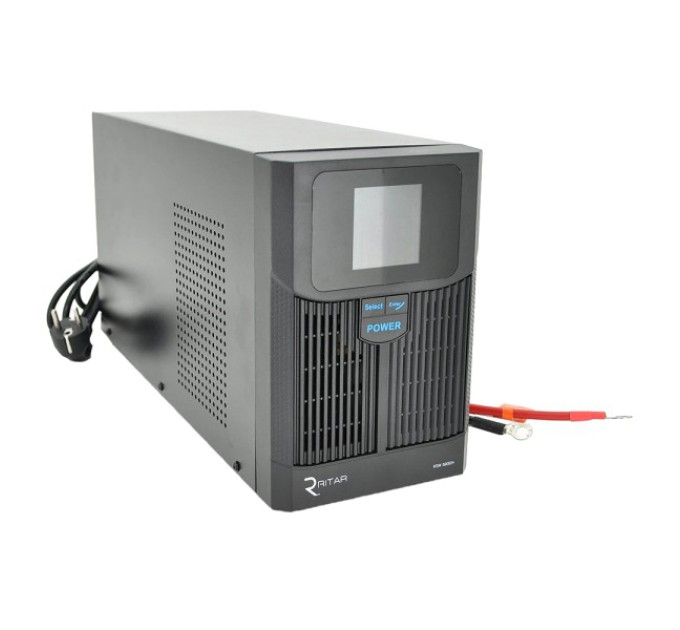 ДБЖ з правильною синусоїдою під зовнішній АКБ RITAR RTSW-1500 LCD 1500VA 24В купити.