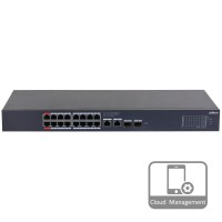 Комутатор 16 портів керований Dahua DH-CS4220-16GT-190 PoE