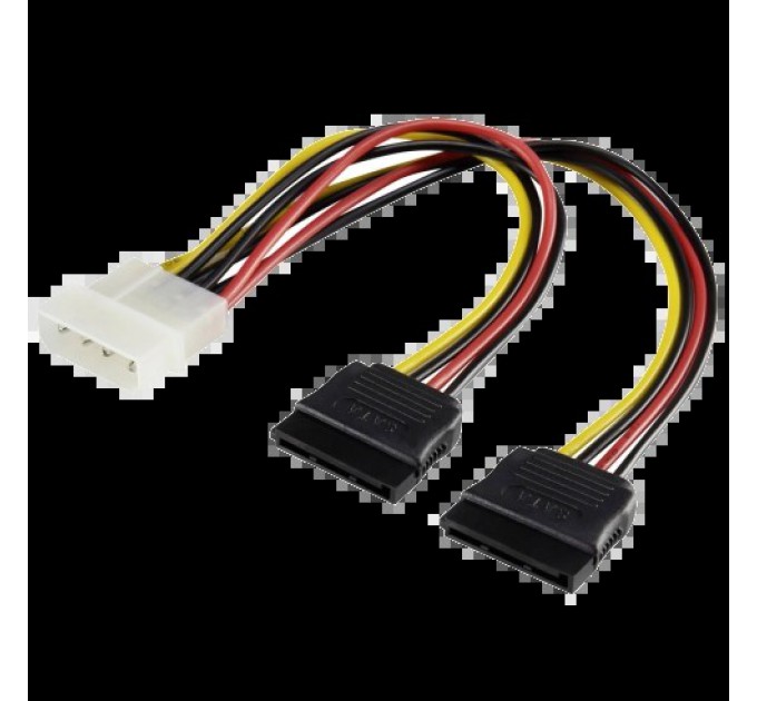 Перехідник-дільник живлення SATA (4P-2xSATA) 0.2м купити.