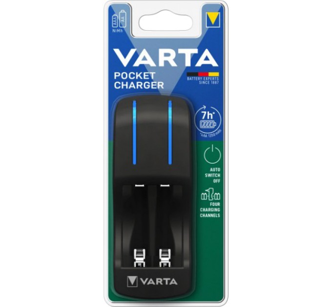 Зарядний пристрій Varta VARTA Pocket Charger 57642 ВLI 1