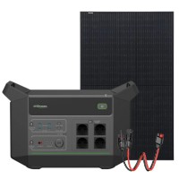 Система автономного живлення однофазна HYXiPower HYX-EA2500 + Risen Solar RSM40-8-400MB Full Black
