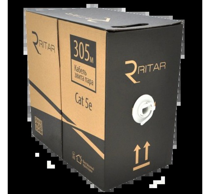 Кабель Ritar UTP (4x2x0.51) 4p 24 AWG 305м купити.