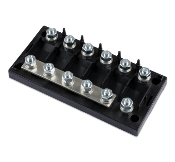 Кріплення для запобіжника Victron Energy Fuse holder 6-way for MEGA-fuse купити.