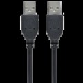 Кабель USB2.0 A-папа/А-папа 1.8 м купити.