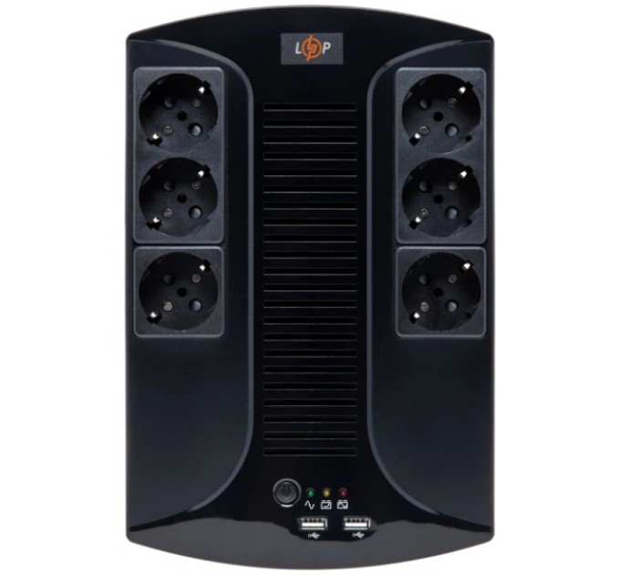 Джерело безперебійного живлення Logicpower LP 650VA-6PS (455Вт) купити.