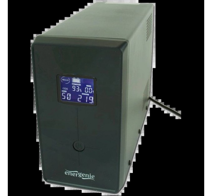 Джерело безперебійного живлення EnerGenie EG-UPS-034 1500ВA аппроксимированная синусоида купити.