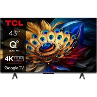Телевізор TCL 43C69B QLED 4K 60Hz Smart Google TV Titan