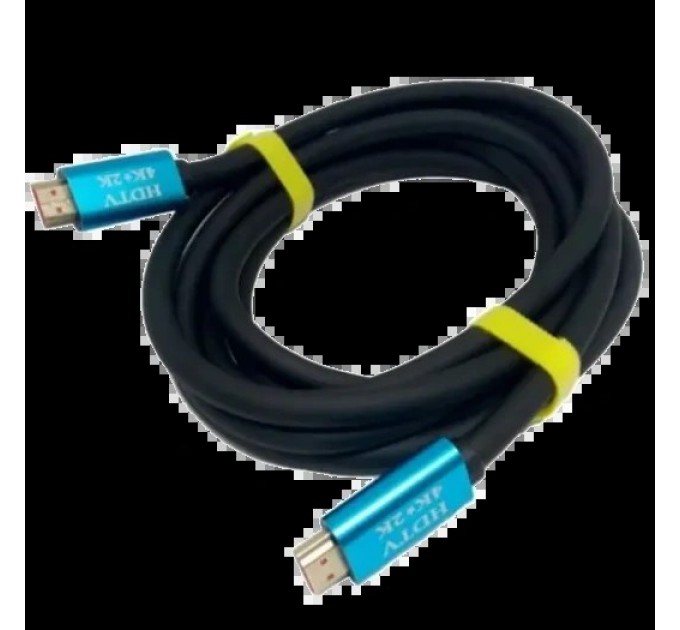 Кабель (5 м. v2.0 4Kx2K Ultra HD)  HDMI-HDMI (YT-HDMI(M)/(M)4KV2.0-5.0m) Q50 (19119)