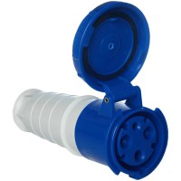 Розетка переносна UEA 233 63А 220В 2P+Е IP67