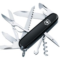 Ніж чорний Victorinox Swiss Army Huntsman 1.3713.3