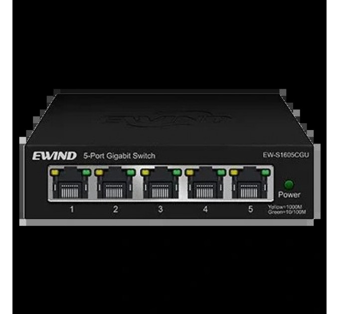 Комутатор 8 портів некерований Ewind EW-S1608CGU 1000M купити.