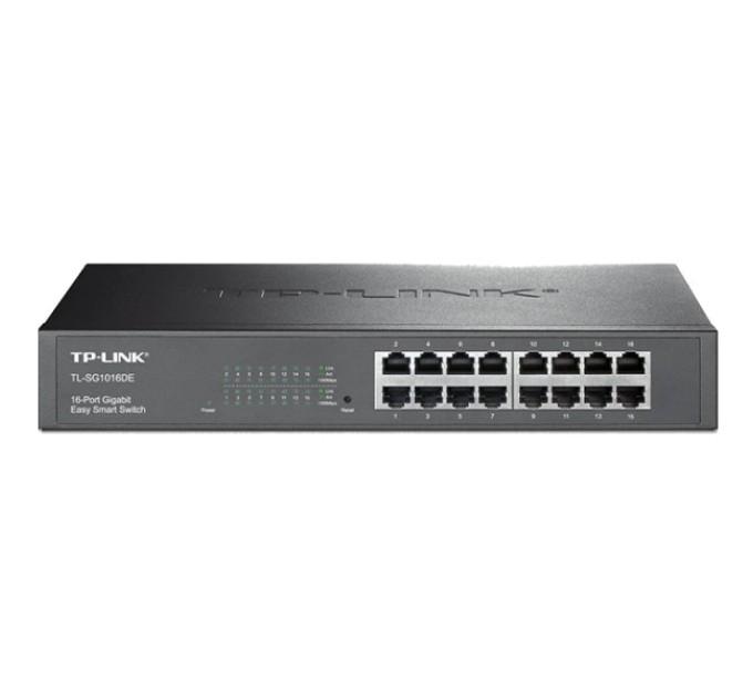 Комутатор 16 портів керований TP-LINK TL-SG1016DE 1000М купити.