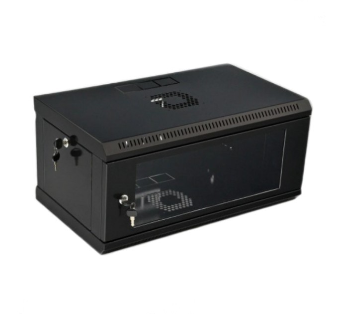 Шафа 19" 4U, 600x350x284мм (Ш*Г*В), економ, акрилове скло, чорний  UA-MGSWL435B купити.