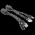 Інжектор пасивний (пара) POE 802.3at (30Вт), Black, OEM Q50