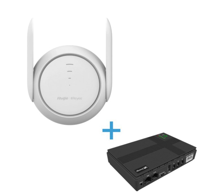 Комплект репітер та джерело безперебійного живлення VIA Energy Mini UPS + RG-EW1200R