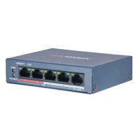 4-портовий POE комутатор Hikvision Hikvision DS-3E0105P-E/M(B)