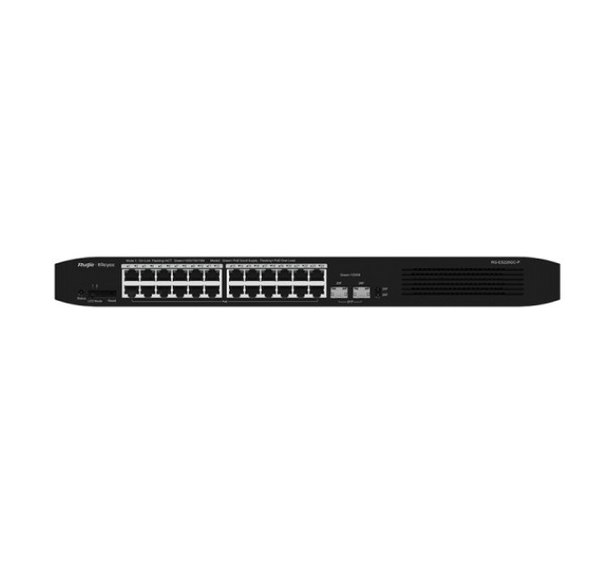 26-портовий гігабітний інтелектуальний POE комутатор Ruijie RG-ES226GC-P купити.