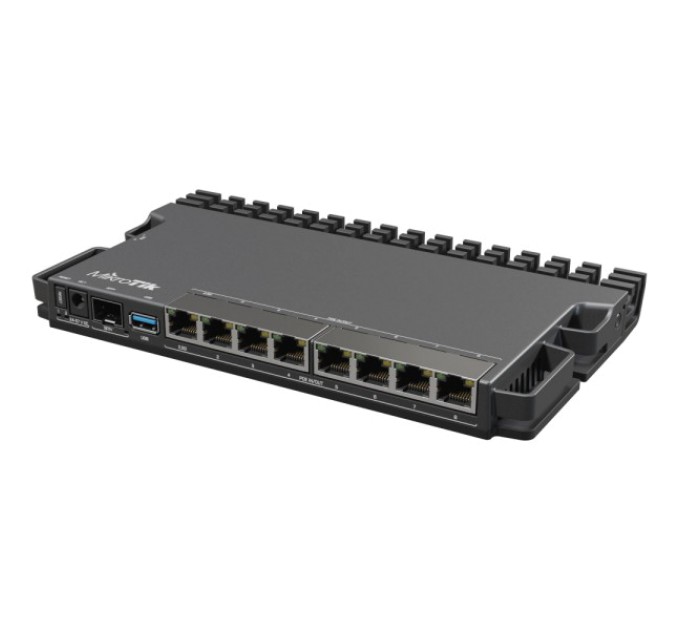 маршрутизатор 2.5G Ethernet 10G SFP+ PoE MikroTik RB5009UPr+S+IN