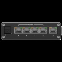 Комутатор 5 портів некерований Teltonika TSW101 POE+ для использования в транспорте Комутатор 5 портів некерований Teltonika TSW101 POE+ для использования в транспорте